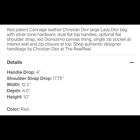 CHRISTIAN DIOR Dark RED / light Burgundy patten leather Cannag Bag - Picture 16 of 16